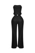 Imari Button Detail Tube Top & Pants SET